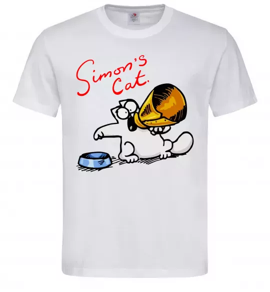 Мужская футболка Hungry Белый фото