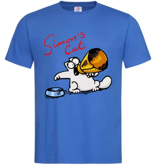 Мужская футболка Hungry Ярко-синий фото