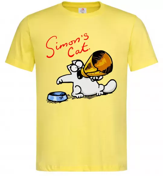 Мужская футболка Hungry Лимонный фото