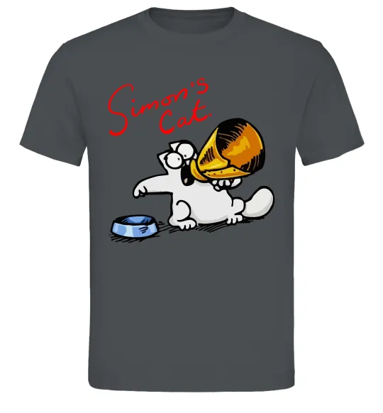 Мужская футболка Hungry Графит фото