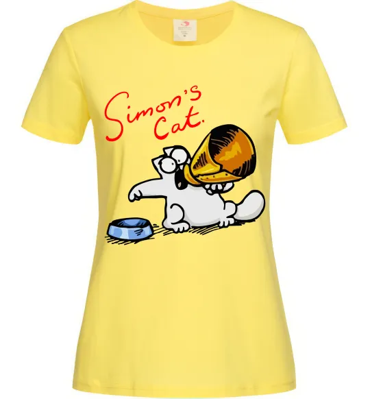 Женская футболка Hungry Лимонный фото