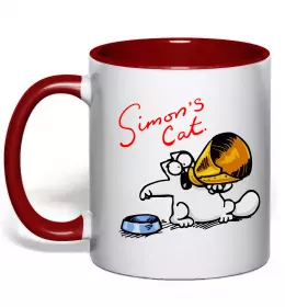 Чашка с цветной ручкой