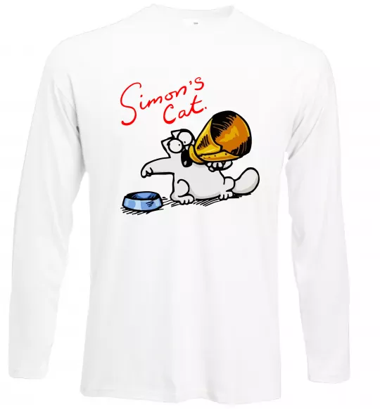 Лонгслив Hungry Белый фото