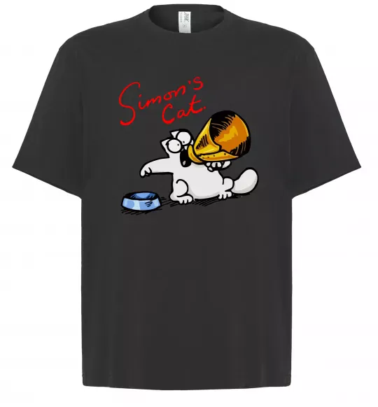 Футболка Оверсайз Hungry Чорний фото