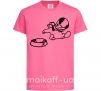 Дитяча футболка Hungry Яскраво-рожевий фото