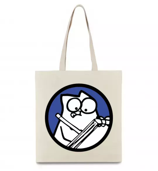 Эко-сумка Paint Бежевый фото