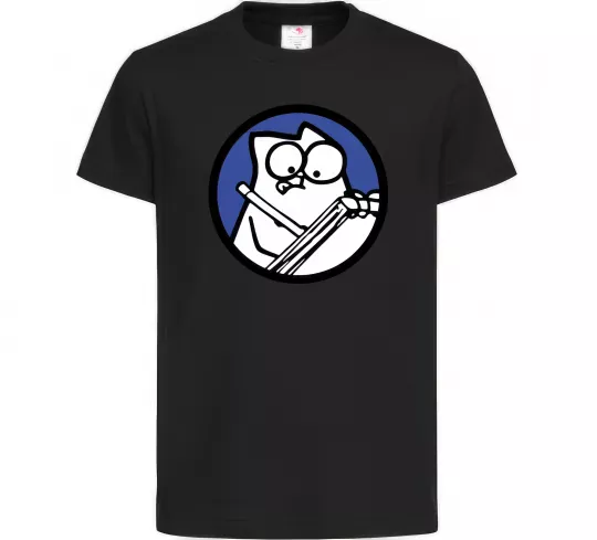 Детская футболка Paint Черный фото