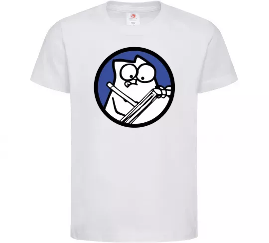 Детская футболка Paint Белый фото