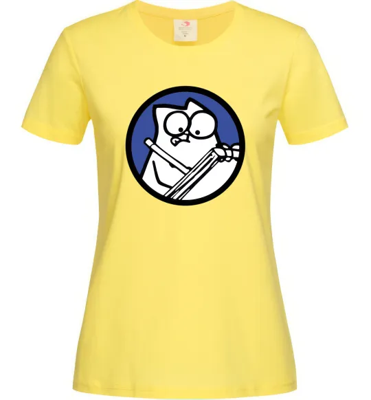 Женская футболка Paint Лимонный фото