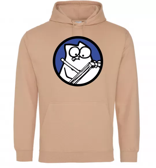 Чоловіча толстовка (худі) Paint Пісочний фото