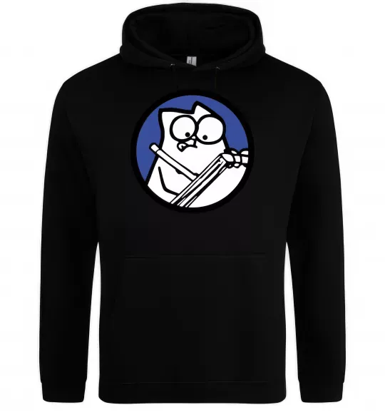 Женская толстовка (худи) Paint Черный фото