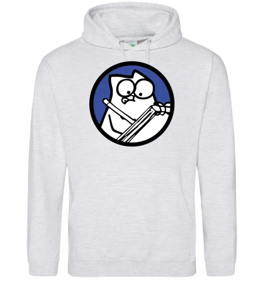 Женская толстовка (худи) Paint Серый меланж фото