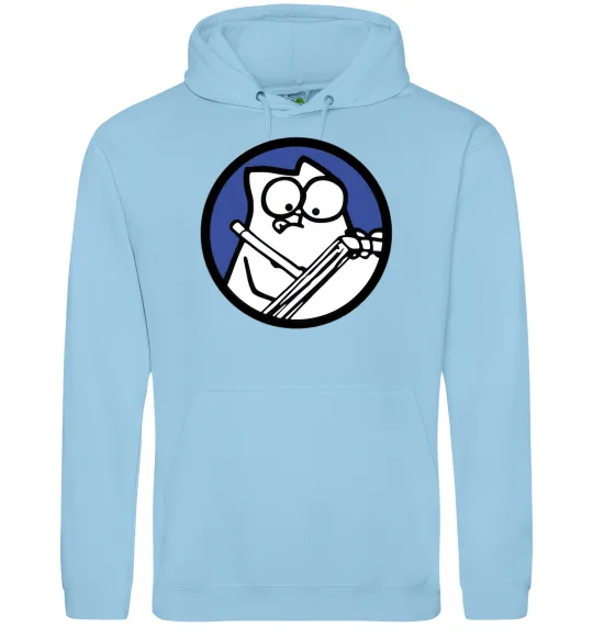 Жіноча толстовка (худі) Paint Блакитний фото