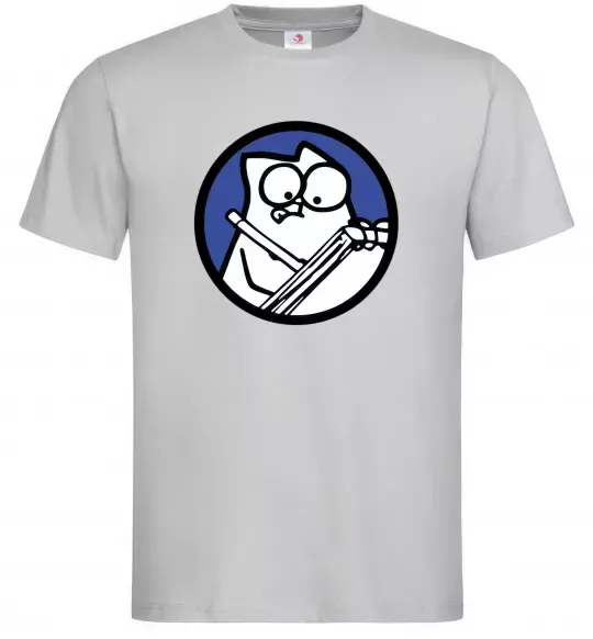 Мужская футболка Paint Серый фото