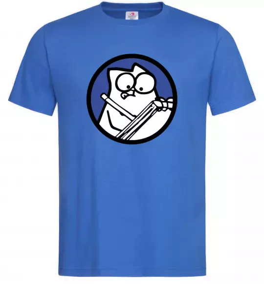 Мужская футболка Paint Ярко-синий фото