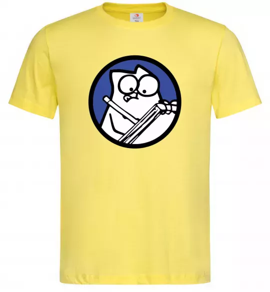 Мужская футболка Paint Лимонный фото