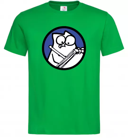 Мужская футболка Paint Зеленый фото