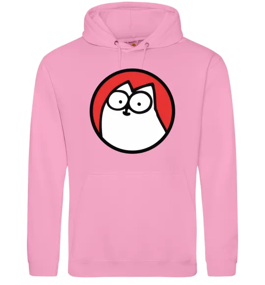 Жіноча толстовка (худі) Cat portret Рожевий фото