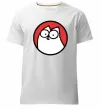 Чоловіча преміум футболка Cat portret Білий фото