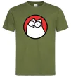 Чоловіча футболка Cat portret Оливковий Чоловіча футболка Cat portret Оливковий фото