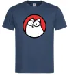 Чоловіча футболка Cat portret Темно-синій Чоловіча футболка Cat portret Темно-синій фото