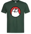 Чоловіча футболка Cat portret Темно-зелений Чоловіча футболка Cat portret Темно-зелений фото