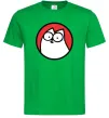 Чоловіча футболка Cat portret Зелений Чоловіча футболка Cat portret Зелений фото