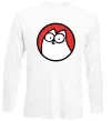 Лонгслив Cat portret Белый фото