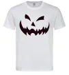 Чоловіча футболка halloween smile Білий фото