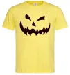 Чоловіча футболка halloween smile Лимонний фото