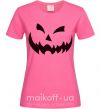 Жіноча футболка halloween smile Яскраво-рожевий фото