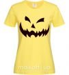 Женская футболка halloween smile Лимонный фото