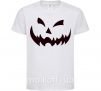 Детская футболка halloween smile Белый фото
