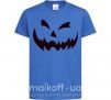 Детская футболка halloween smile Ярко-синий фото