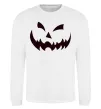 Світшот halloween smile Білий фото