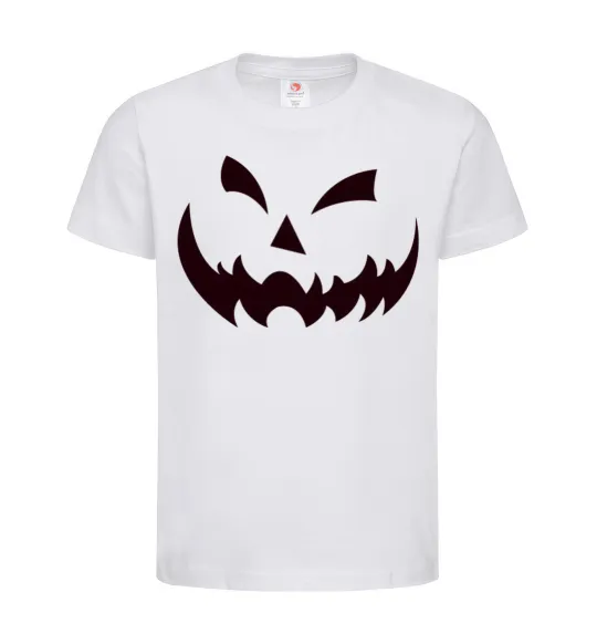 Дитяча футболка halloween smile Білий фото