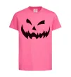Дитяча футболка halloween smile Яскраво-рожевий фото