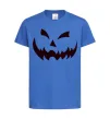 Дитяча футболка halloween smile Яскраво-синій фото
