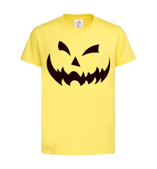 Дитяча футболка halloween smile Лимонний фото