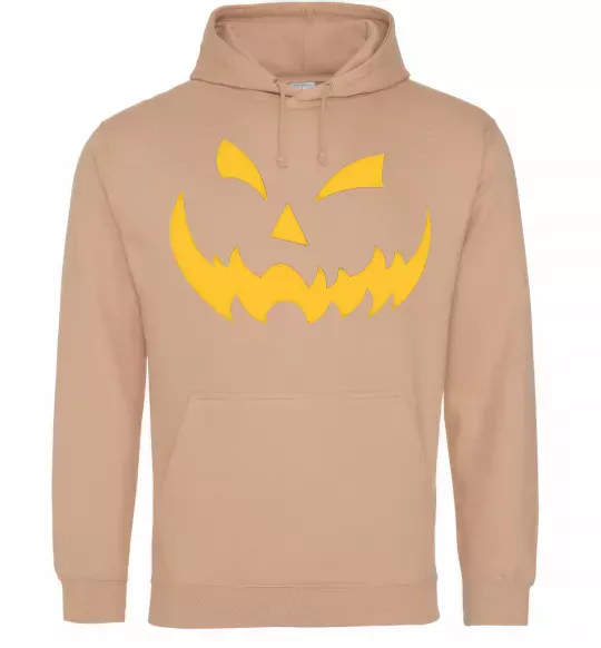 Жіноча толстовка (худі) halloween smile Пісочний фото