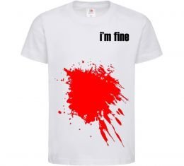 Дитяча футболка i'm fine