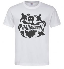 Мужская футболка Halloween ghosts