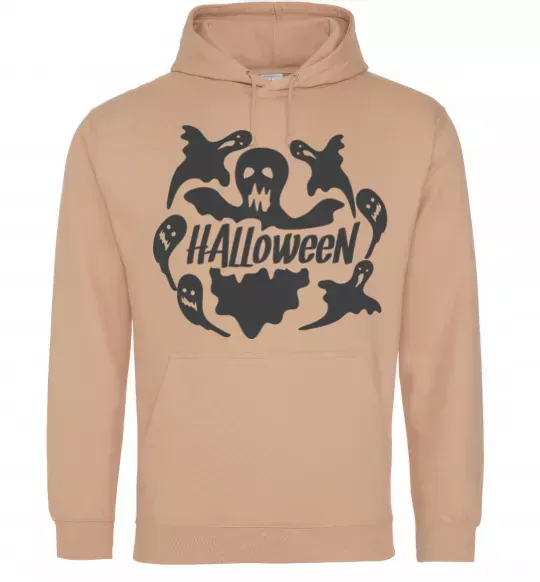 Чоловіча толстовка (худі) Halloween ghosts Пісочний фото