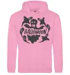Женская толстовка (худи) Halloween ghosts Розовый фото