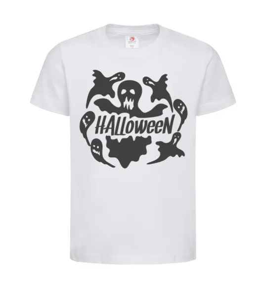Дитяча футболка Halloween ghosts Білий фото