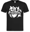 Чоловіча футболка Halloween ghosts Чорний фото