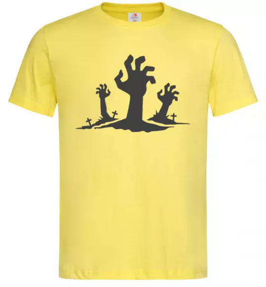 Чоловіча футболка Horrible hands Лимонний фото