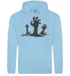 Мужская толстовка (худи) Horrible hands Голубой фото