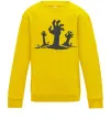 Детский Свитшот Horrible hands Солнечно желтый фото