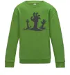 Детский Свитшот Horrible hands Лаймовый фото